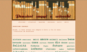 Pensieri saggi � sciocchi
