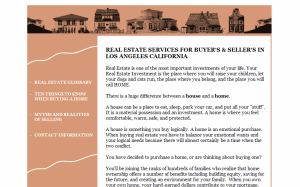REAL ESTATE SERVICES FOR BUYER'S & SELLER'S IN LOS ANGELES CALIFORNIA
