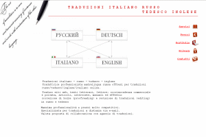 Traduzioni italiano russo tedesco inglese
